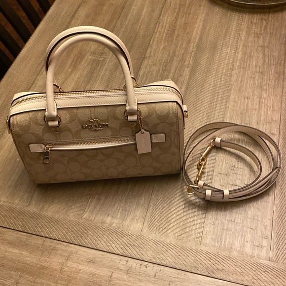 Coach Handbags - Coach ~ Rowan Satchel Light Khaki/Chalk